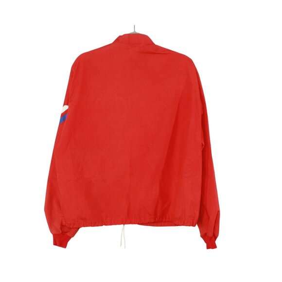 Vintage Flight Apparel Ind. Red Zip AOPA Patch Jacket Men's XL Retro Aviation - Picture 3 of 12